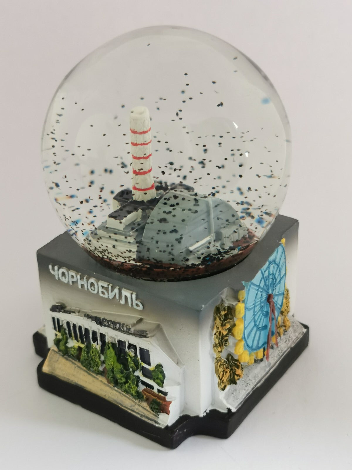 Chernobyl snow globe Pripyat disaster nuclear power plant STALKER souvenir