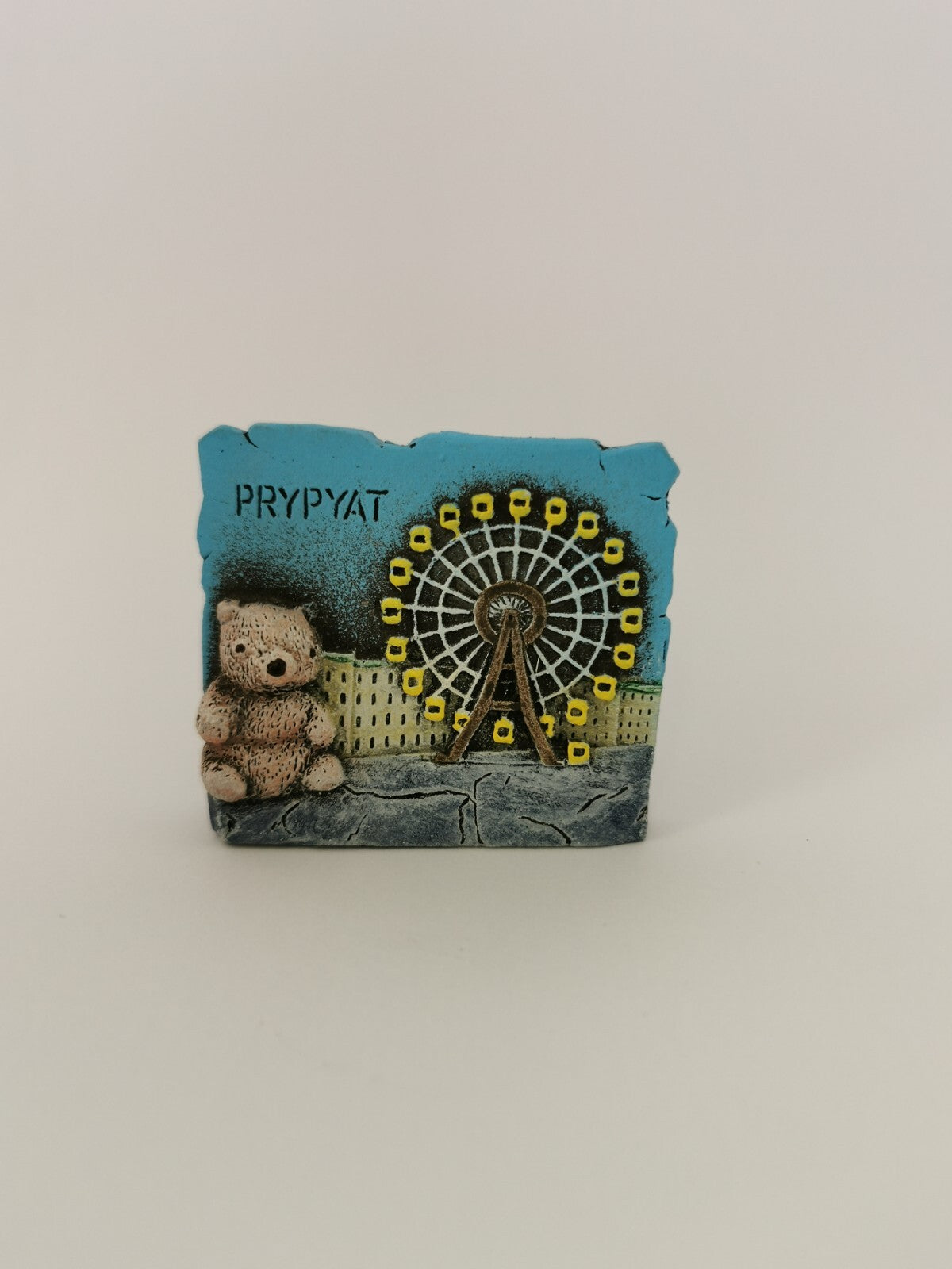 Chernobyl Nuclear Power Plant souvenir magnet 1986 Pripyat Handmade №7