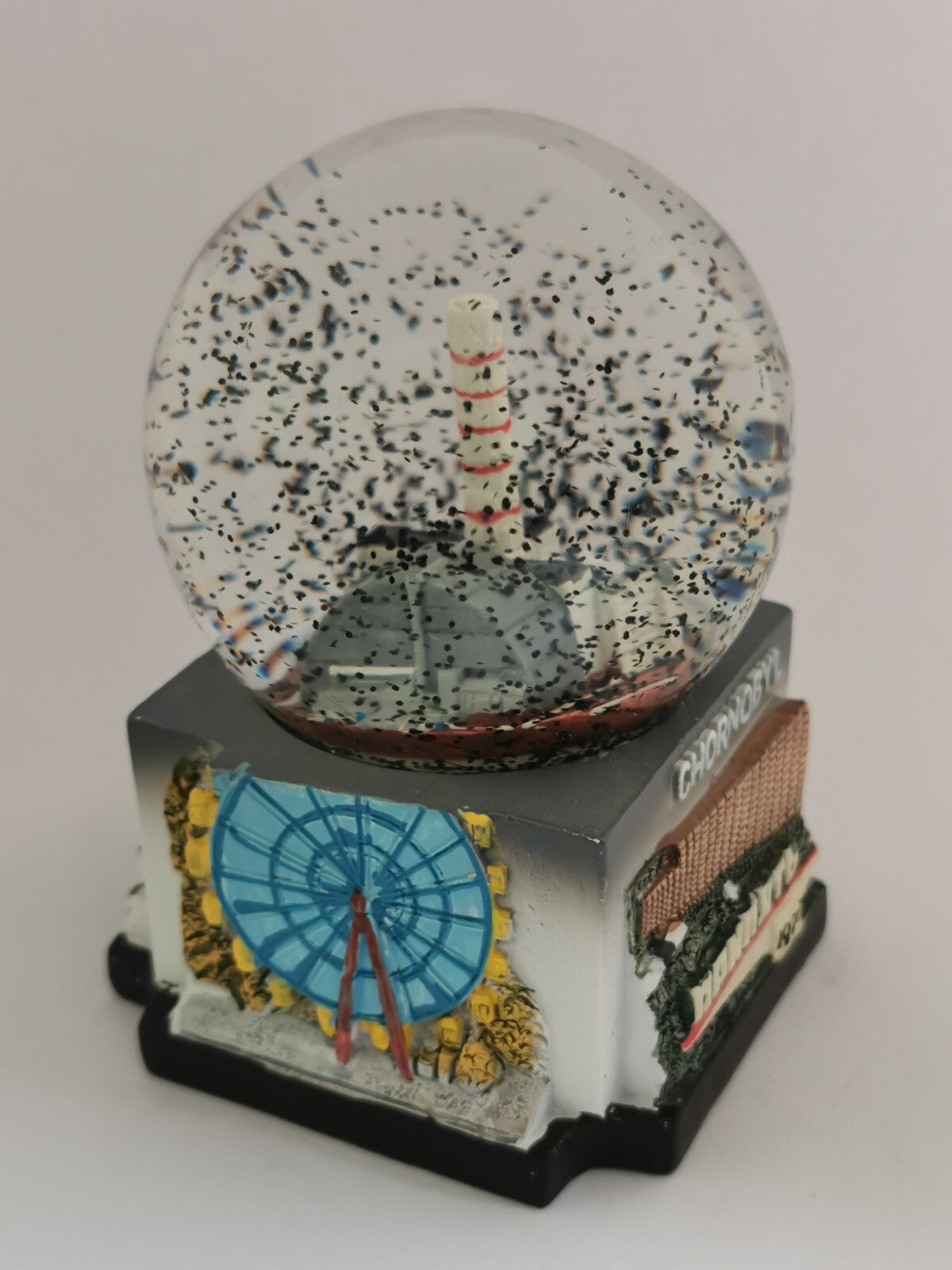 Chernobyl snow globe Pripyat disaster nuclear power plant STALKER souvenir