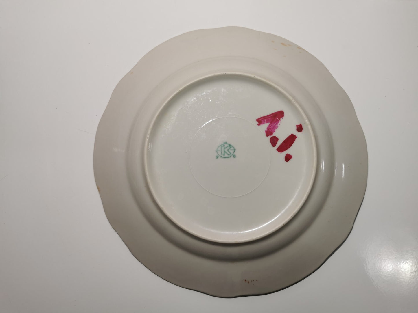 Original plate from Chernobyl workers cafeteria of Atomic Station 195mm