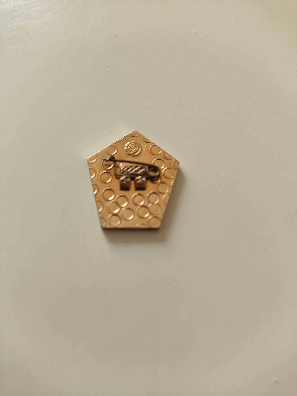 Soviet Chernobyl Liquidator Badge Pin USSR Ukraine original 1986