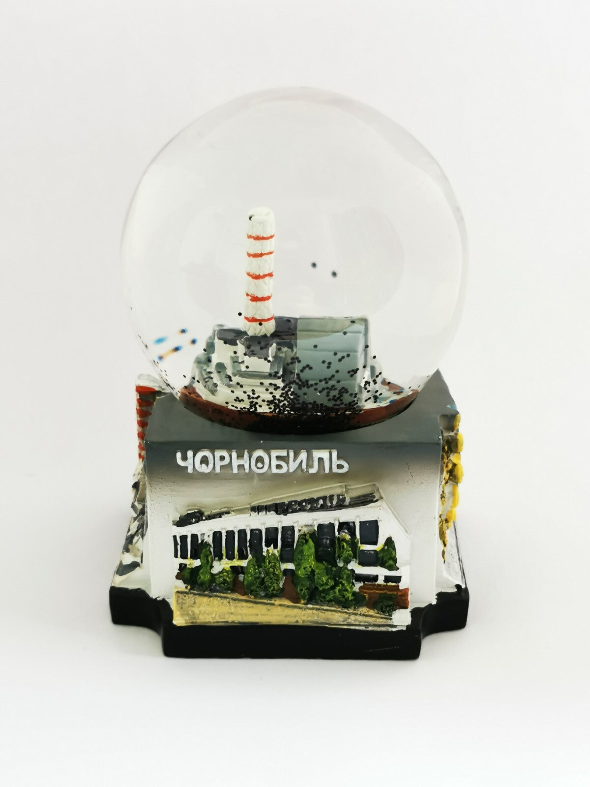 Chernobyl snow globe Pripyat disaster nuclear power plant STALKER souvenir
