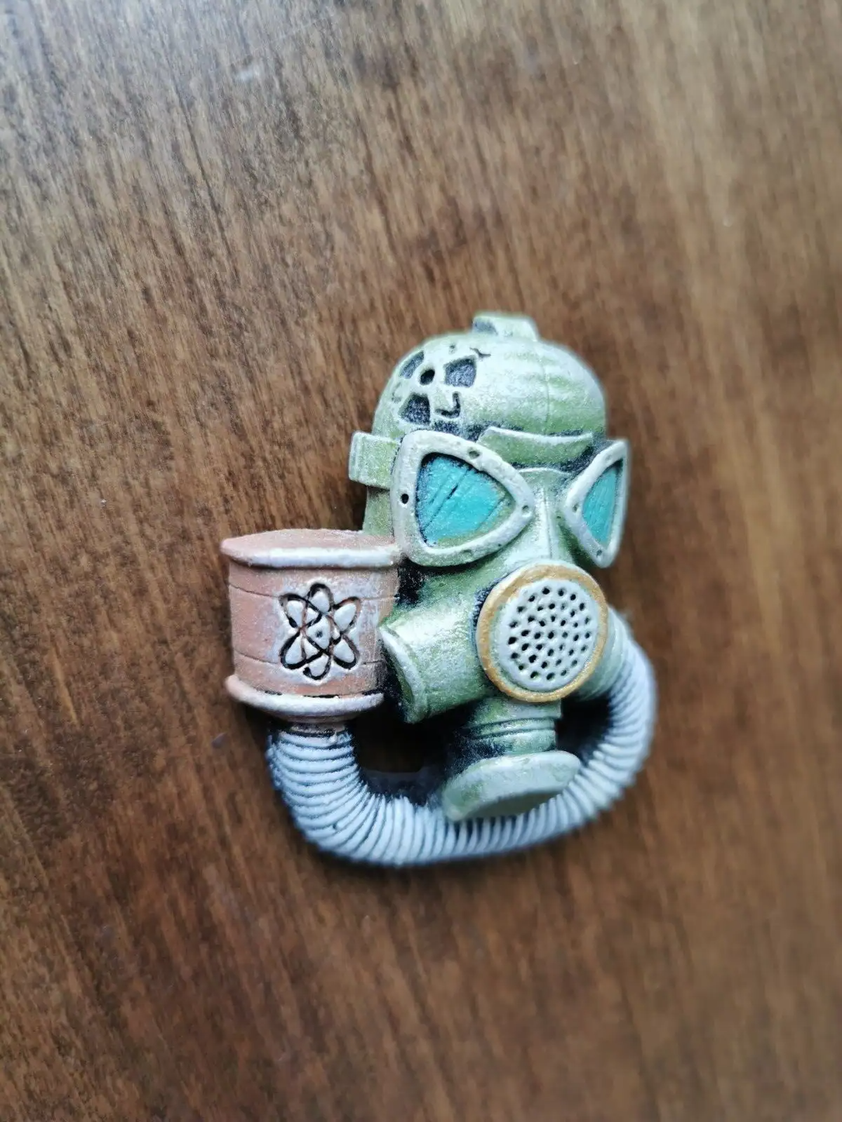 Chernobyl Nuclear Power Plant magnet 1986 Pripyat Handmade №9 green glowing