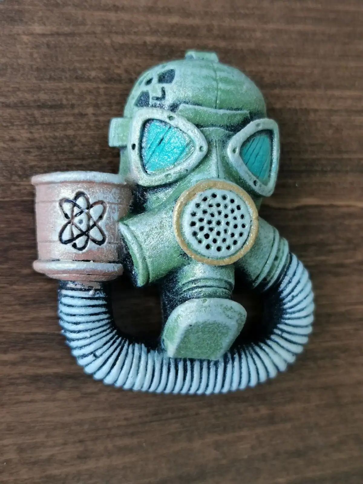 Chernobyl Nuclear Power Plant magnet 1986 Pripyat Handmade №9 green glowing