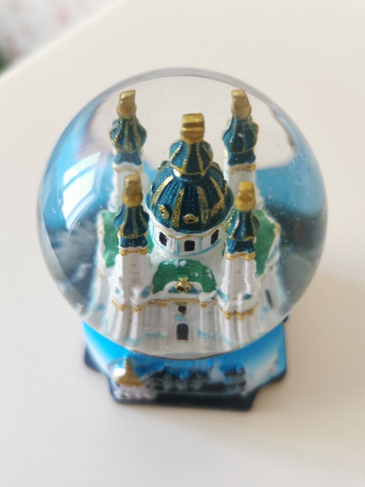 Kyiv snow globe souvenir capital of Ukraine Christmas gift