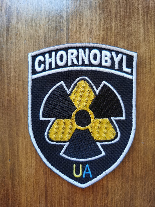 Chernobyl Nuclear Power Plant Chevron patch 1986 Pripyat Ukraine
