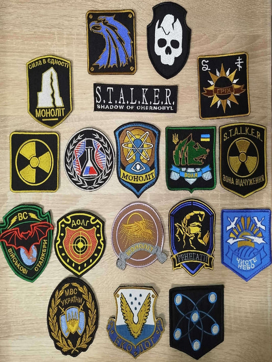 S.T.A.L.K.E.R.: Shadow of Chernobyl, STALKER, Metro Morale Military Patch 18 pcs