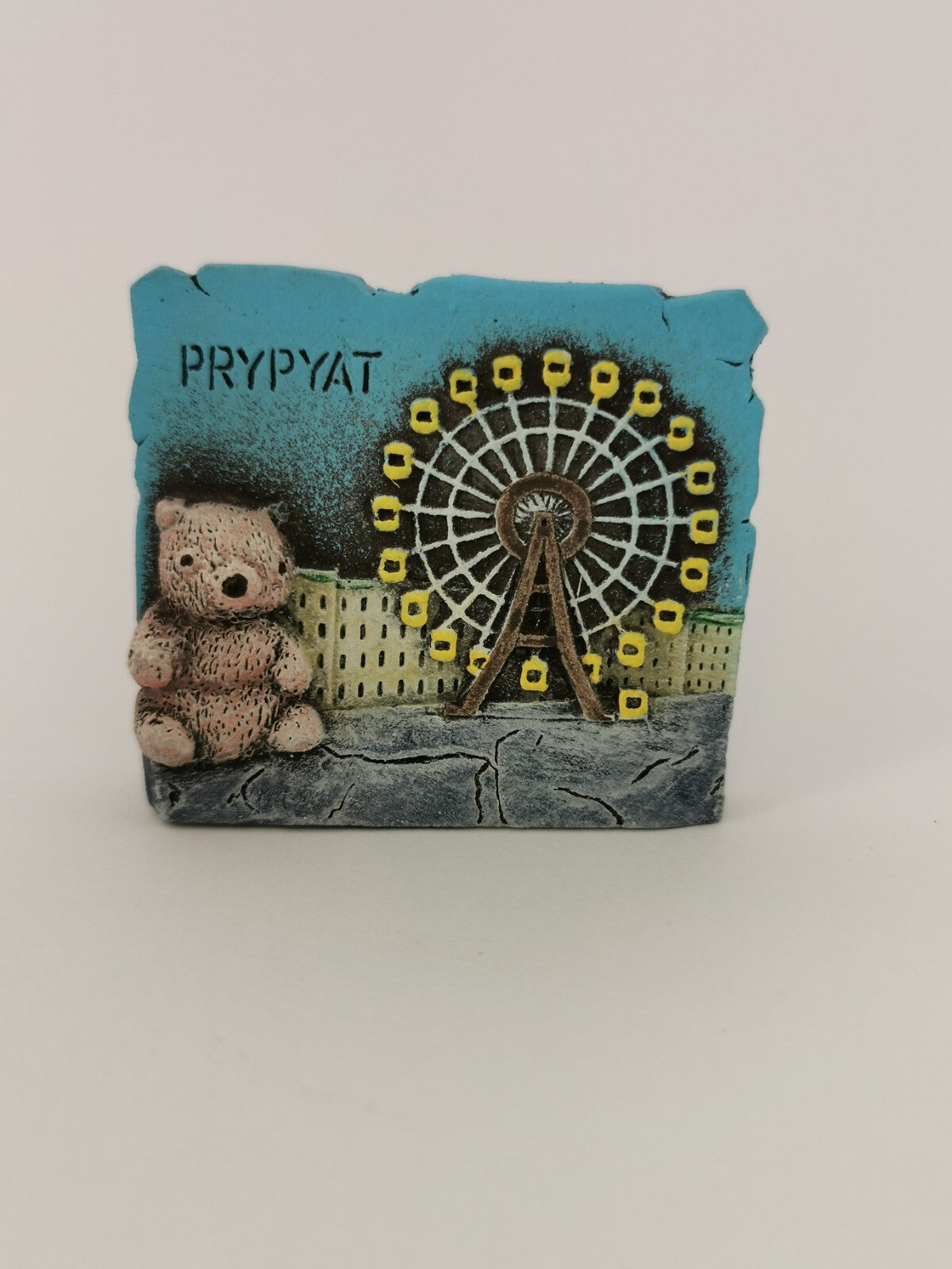 Chernobyl Nuclear Power Plant souvenir magnet 1986 Pripyat Handmade №7