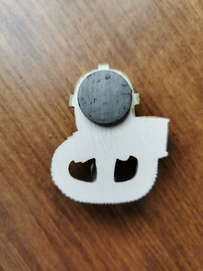 Chernobyl Nuclear Power Plant magnet 1986 Pripyat Handmade №9 green glowing