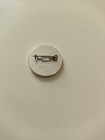 Soviet Chernobyl Liquidator Badge Pin USSR Ukraine original 1986