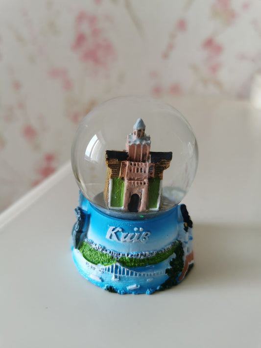 Kyiv snow globe souvenir Ukraine capital Golden Gate Kiev Christmas gift small