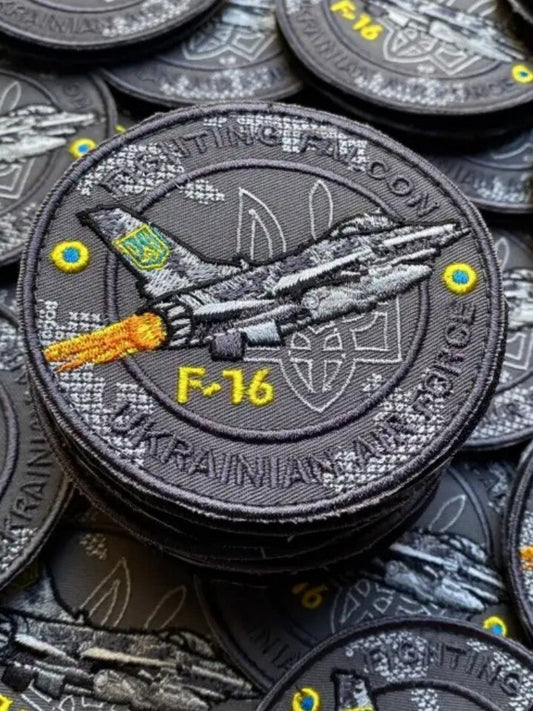 Ukrainian Air Force F-16 Fighting Falcon Army Patch