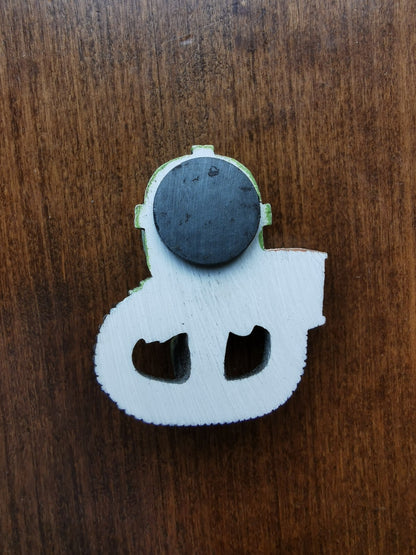 Chernobyl Nuclear Power Plant magnet 1986 Pripyat Handmade №9 green glowing